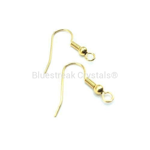 Gold Plated Fish Hook Ear Wires